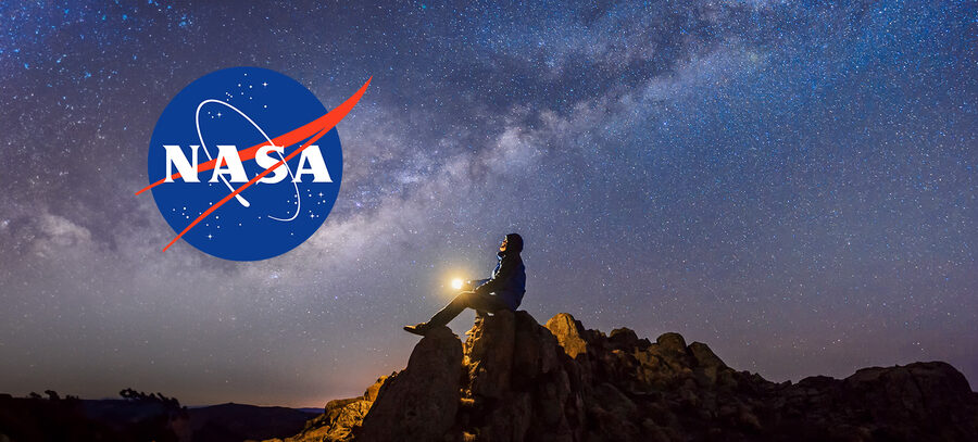 NASA Headquarters sign, Washington D.C.